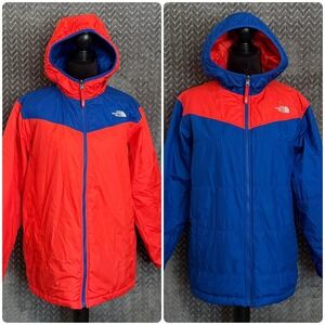 Boys reversible north‎ face jacket XL